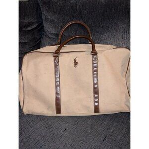 Ralph Lauren Canvas Duffle Bag Weekender